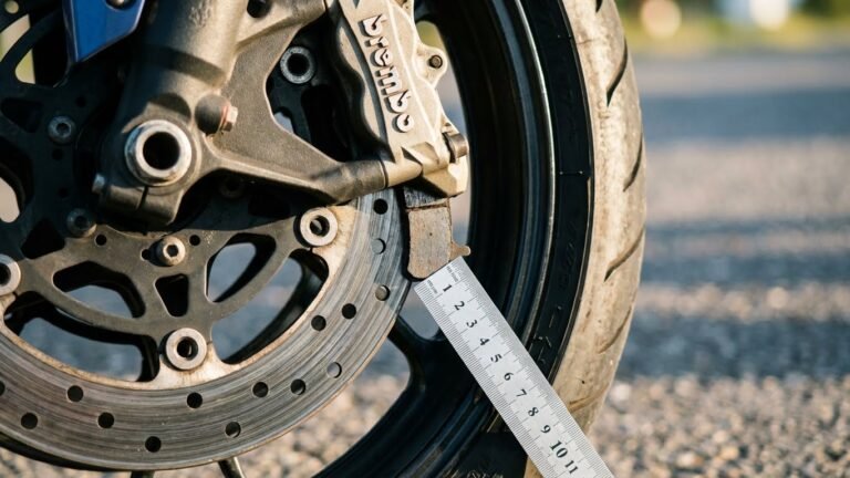 How often should I replace motorcycle brake pads