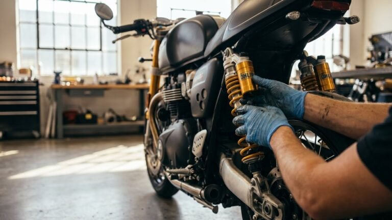 How often should motorcycle suspension be serviced
