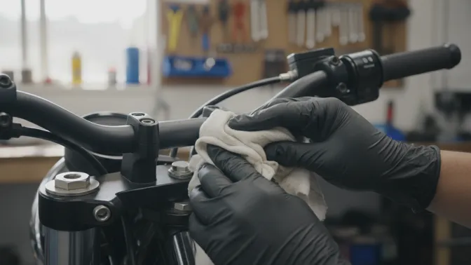 Locating the Fork Oil Filler Cap