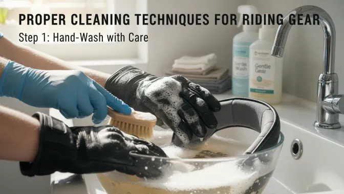 Proper Cleaning Techniques for Riding Gear