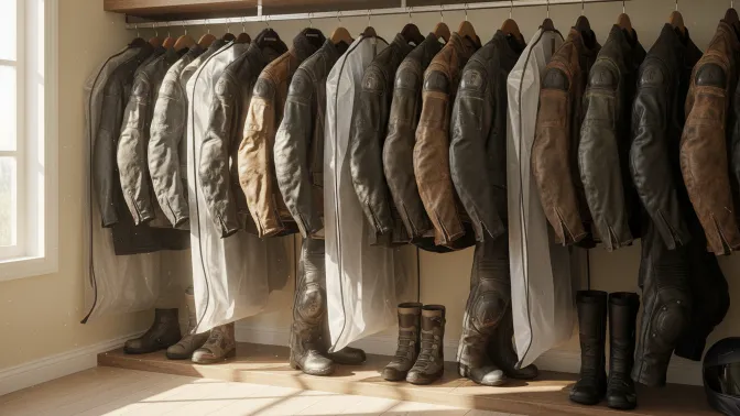 Storing Motorcycle Jackets and Pants