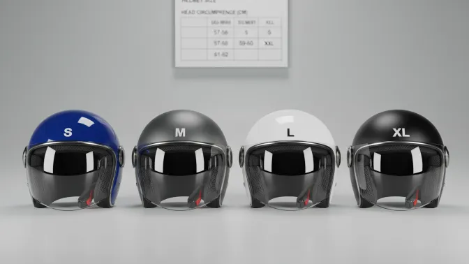 Using Helmet Sizing Charts