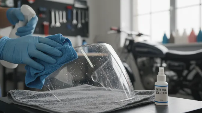 Visor and Face Shield Cleaning