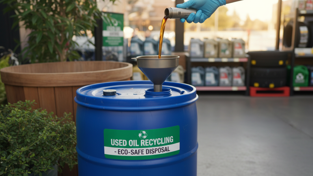 Environmental Considerations When Changing Motorcycle Oil