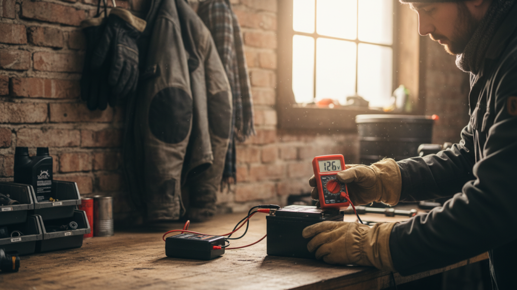 Periodic Battery Maintenance Throughout Winter