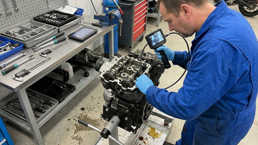 Procedures Included in Major Motorcycle Service