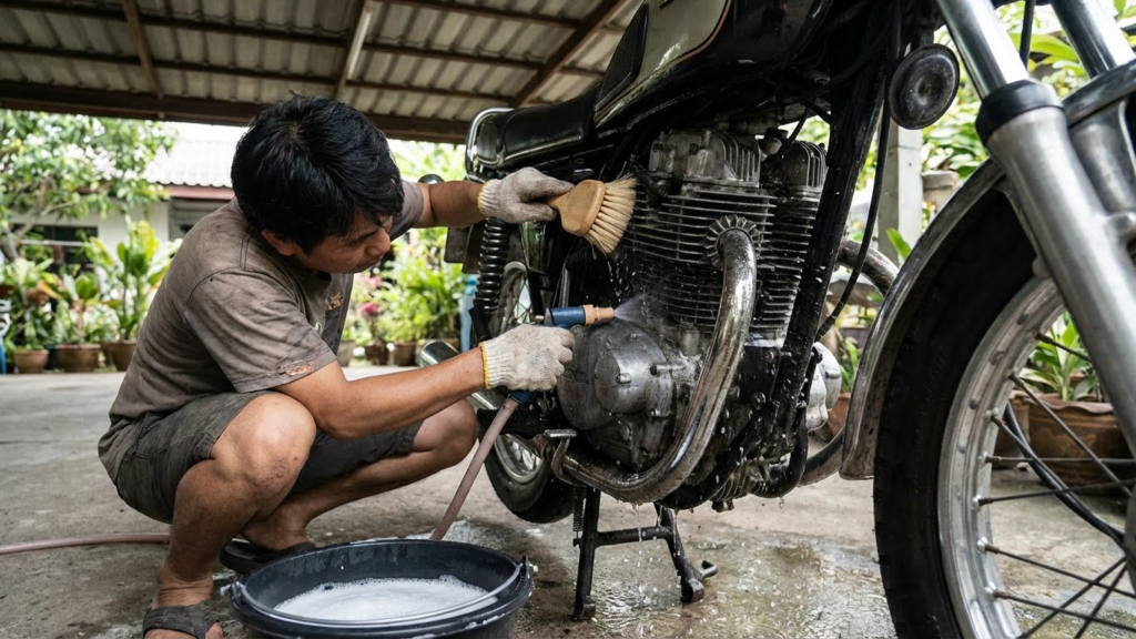 Step-by-Step Engine Cleaning Process