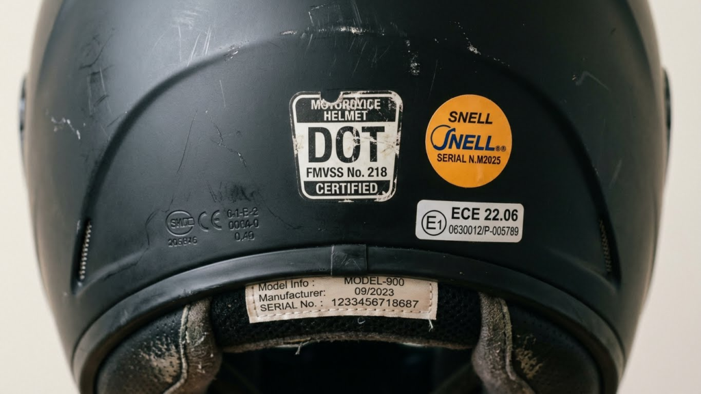 Popular Motorcycle Helmet Safety Certifications