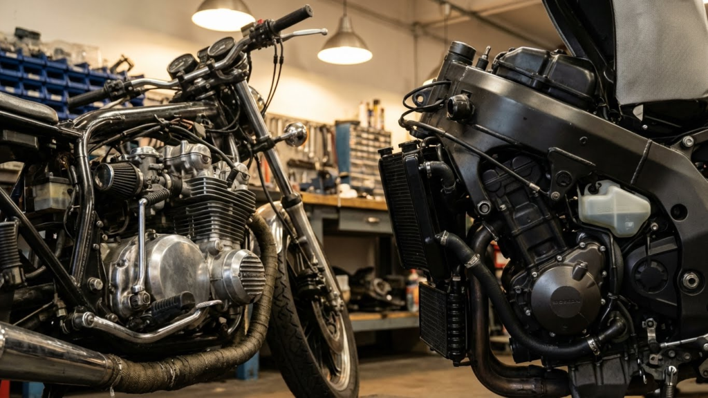 How Motorcycle Engine Cooling Works