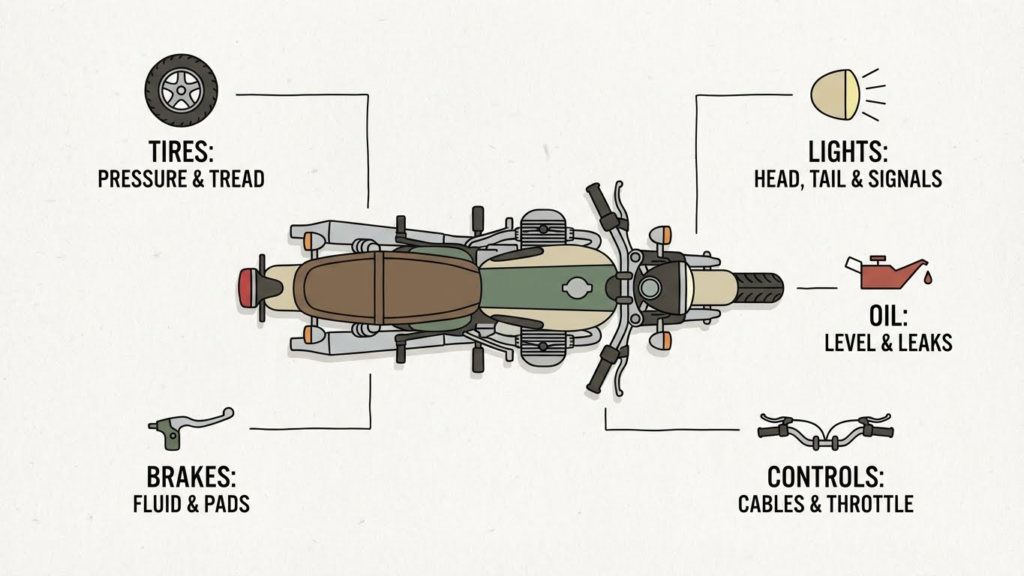 Understanding the Motorcycle Pre-Ride Safety Inspection