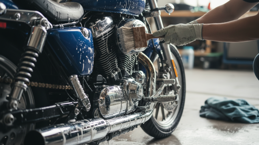 Preparing the Motorcycle for Long-Term Storage