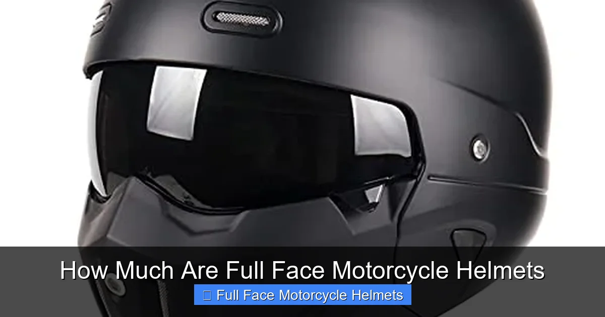 How Much Are Full Face Motorcycle Helmets