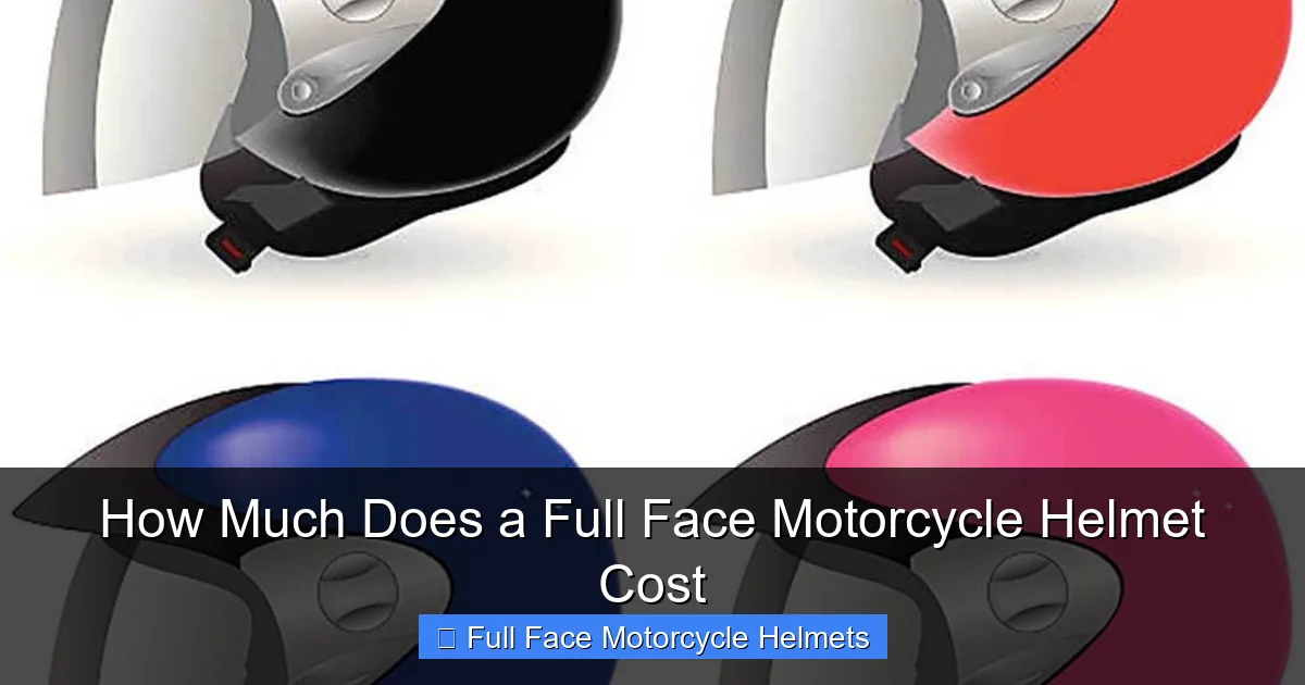 How Much Does a Full Face Motorcycle Helmet Cost