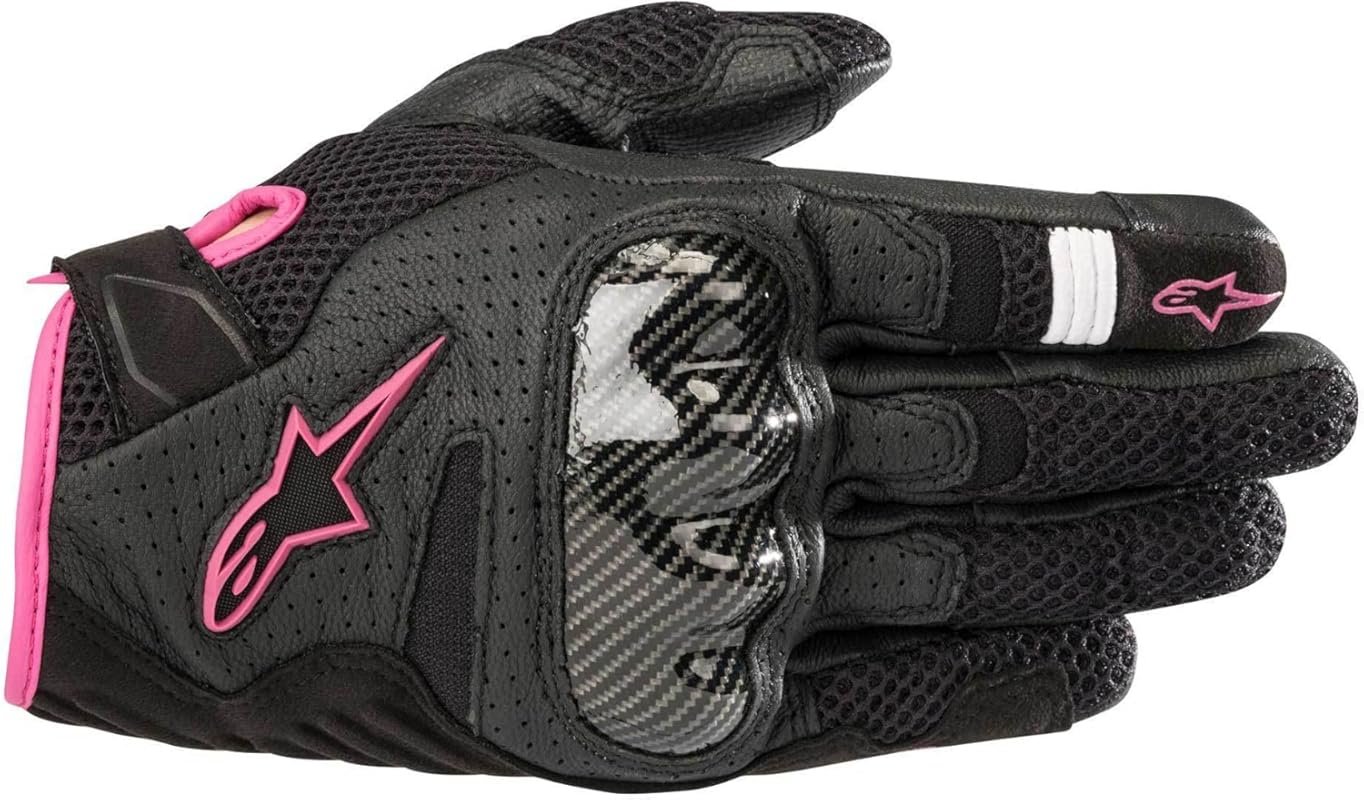 Alpinestars Stella SMX-1 Air V2 Women’s Summer Motorcycle Gloves with 