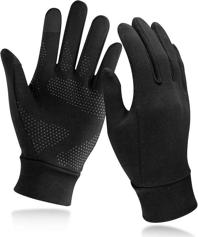 Unigear Lightweight Touchscreen Running Gloves with Anti-Slip Warm Lin