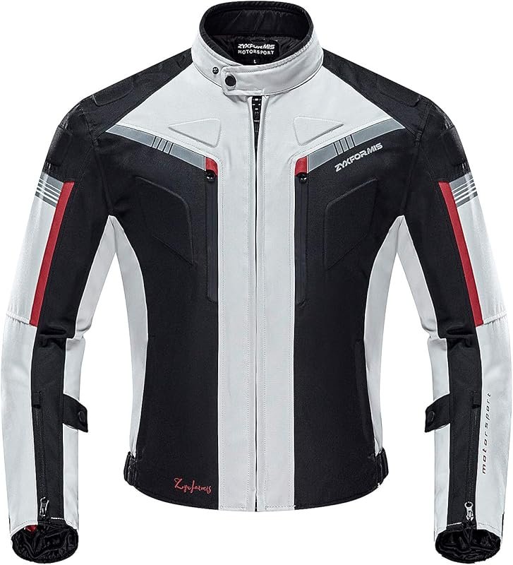 Men's Waterproof Windproof Armored Motorcycle Jacket for Summer and Wi