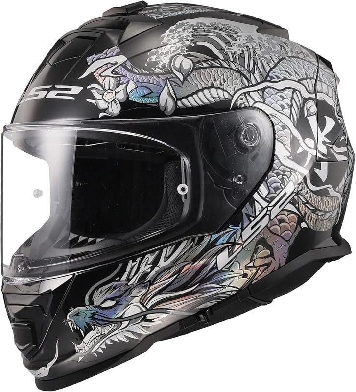 LS2 Full Face Assault Motorcycle Helmet Offering Enhanced Safety and C