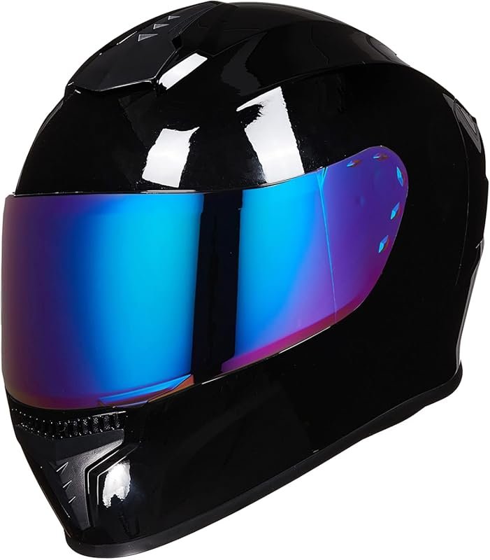 DOT Approved Full Face Motorcycle Helmet with Tinted Visor for Adult M
