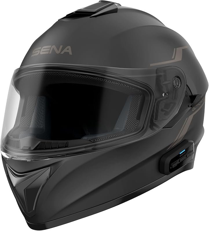 Sena OutForce Smart Full Face Motorcycle Helmet with Bluetooth, Matt B