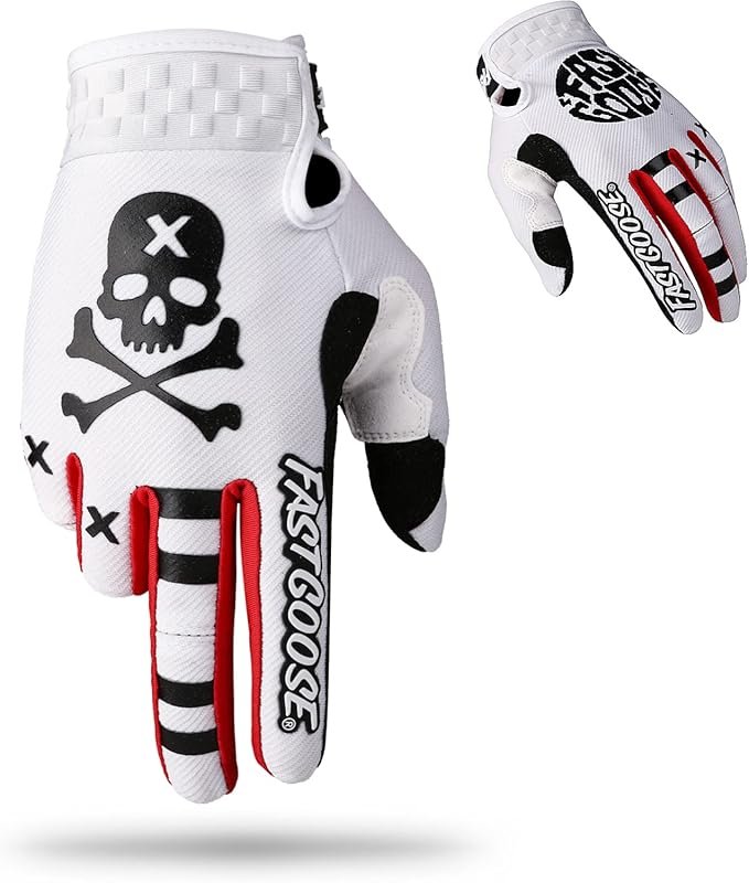 Dirt Bike Motocross Motorcycle Gloves for Off-Road Racing, Motorbike a