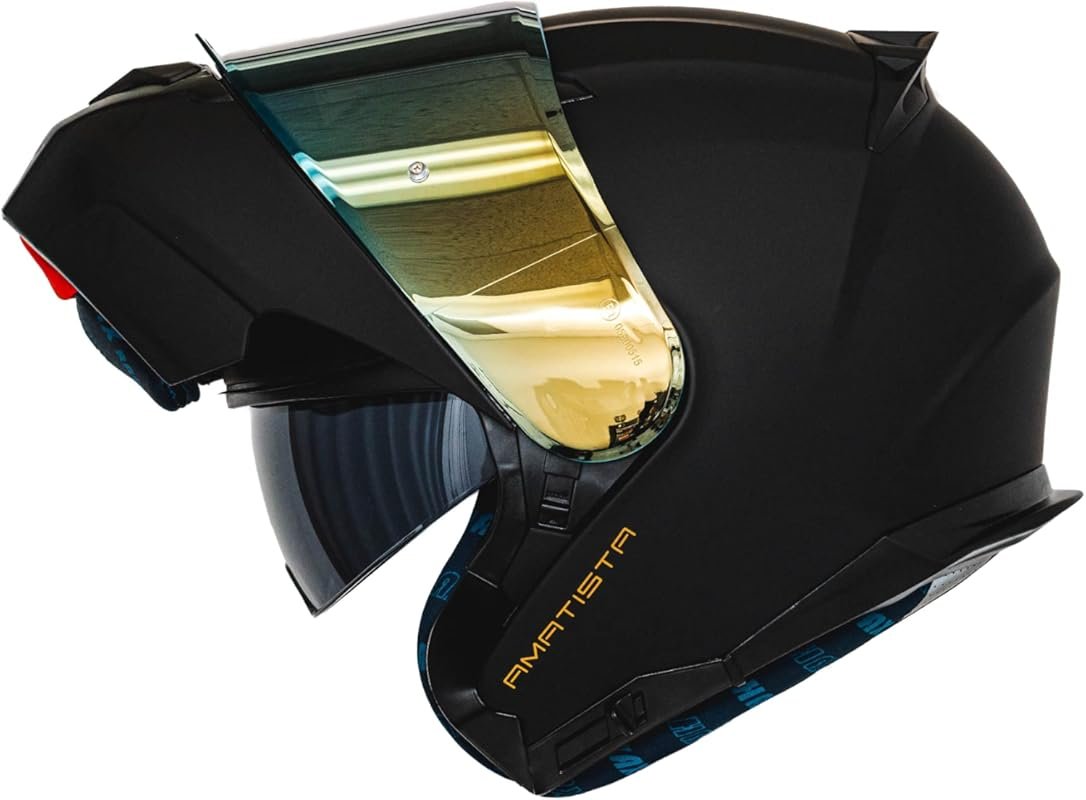 HAX Amatista Lightweight Modular Flip-Up Motorcycle Helmet with Dual V