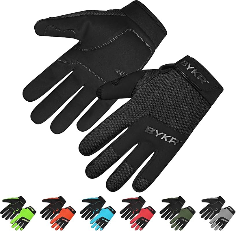BYKR All-Weather Motorcycle Gloves for Men and Women, Durable Protecti
