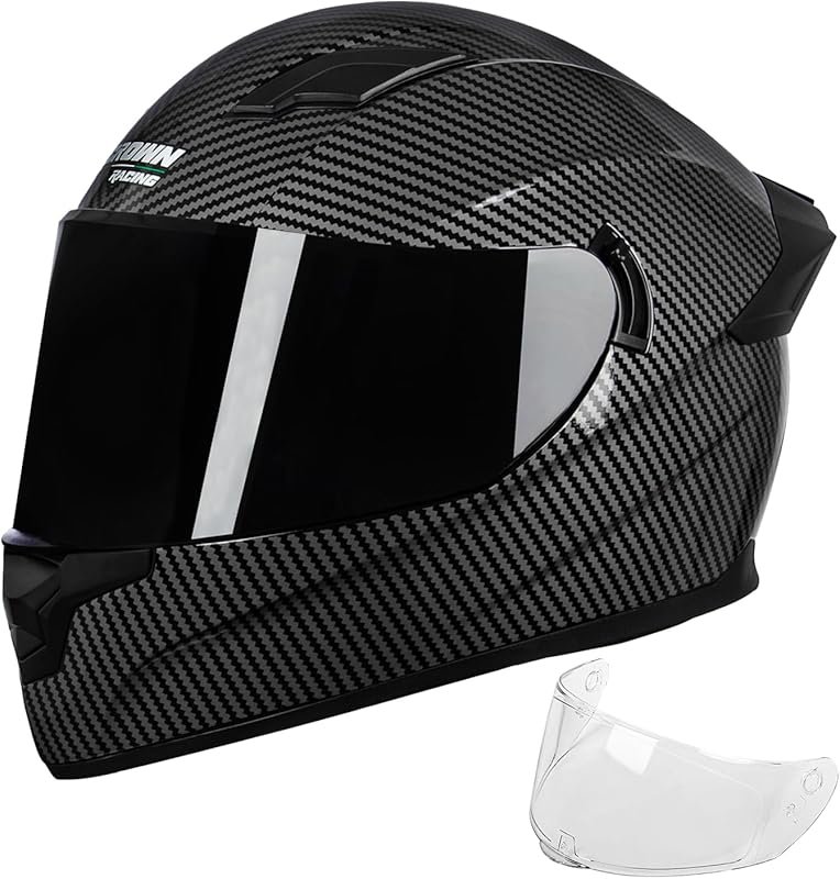 DOT Approved Full Face Motorcycle Helmet for Adults, Street Bike Model