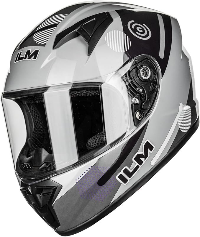 ILM Youth Full Face Motorcycle Helmet Model MF521, DOT & ECE Approved