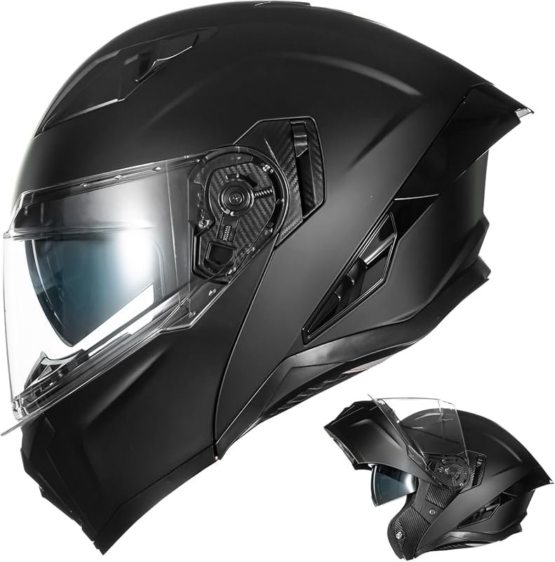 Model 928 Modular Full Face Motorcycle Helmet with Flip-Up Dual Visor 