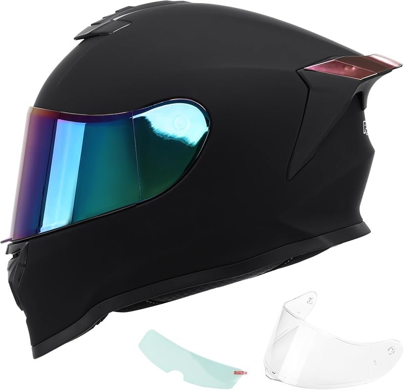 DOT Approved Full Face Motorcycle Helmet Lightweight Design for Racing