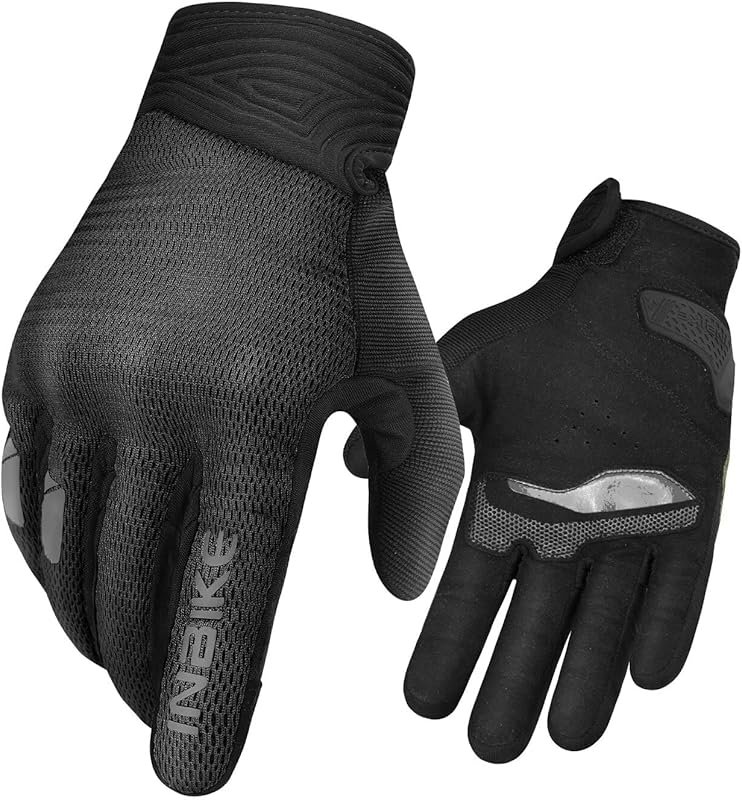 INBIKE Breathable Mesh Motorcycle Gloves with Shell Protection, Reflec