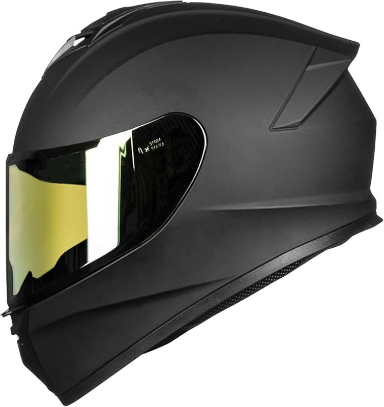Lightweight Full Face Motorcycle Helmet for Men & Women, DOT Approved 
