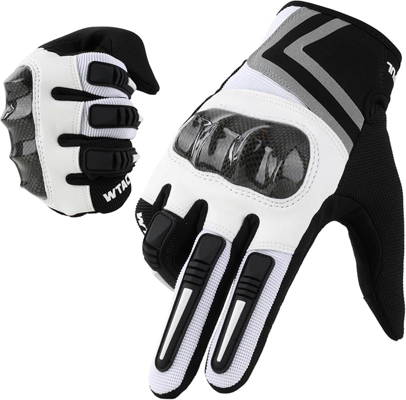 WTACTFUL Lightweight Breathable Motorcycle Gloves with Touchscreen for