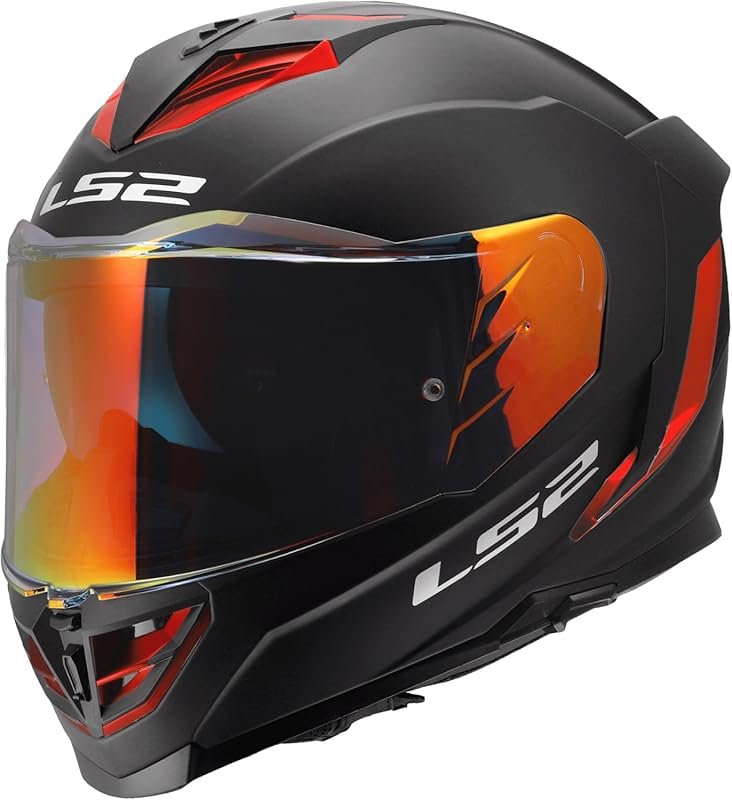 LS2 Assault III Full Face Motorcycle Helmet with SunShield for Daytime
