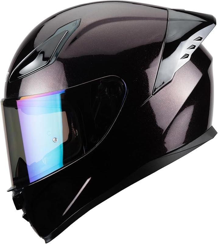 HAX Onix Full Face Motorcycle Helmet with Pinlock Ready Shield, Interc