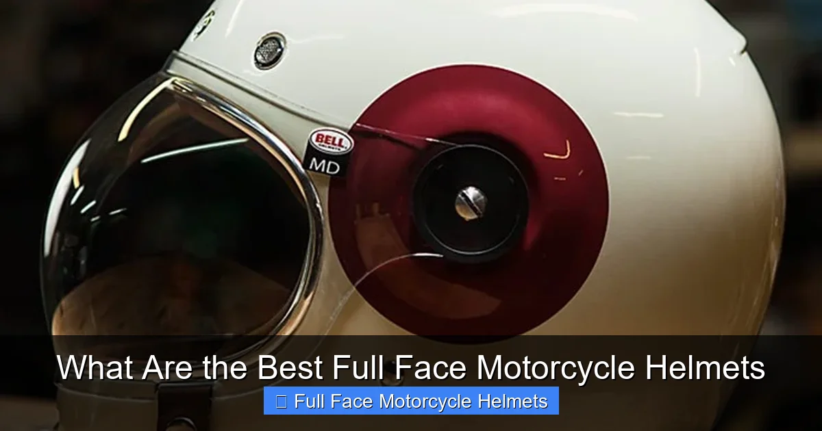 What Are the Best Full Face Motorcycle Helmets