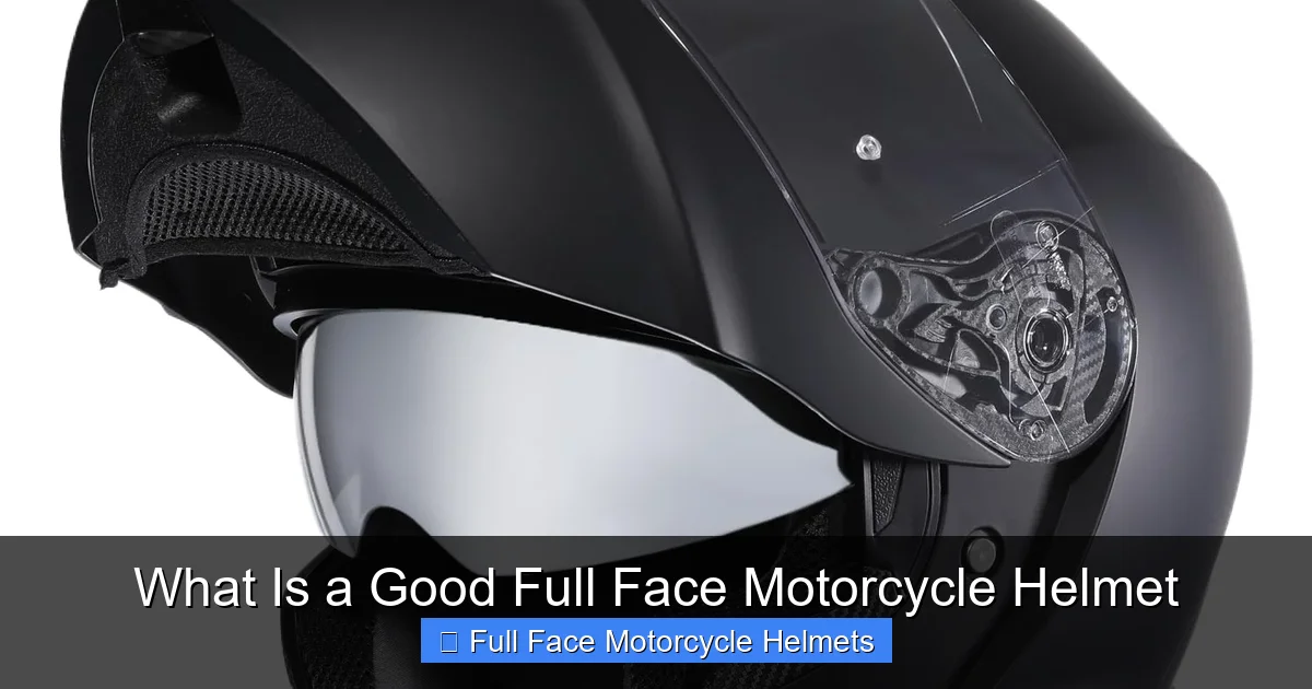 What Is a Good Full Face Motorcycle Helmet