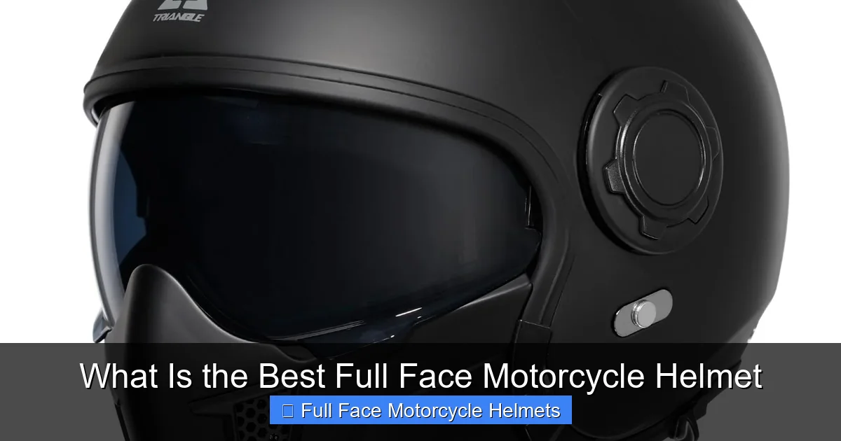 What Is the Best Full Face Motorcycle Helmet