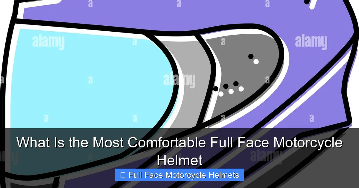 What Is the Most Comfortable Full Face Motorcycle Helmet
