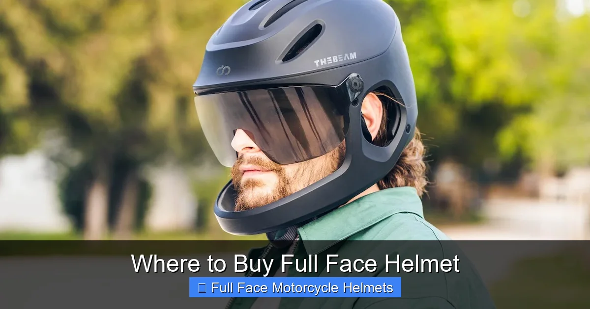Where to Buy Full Face Helmet